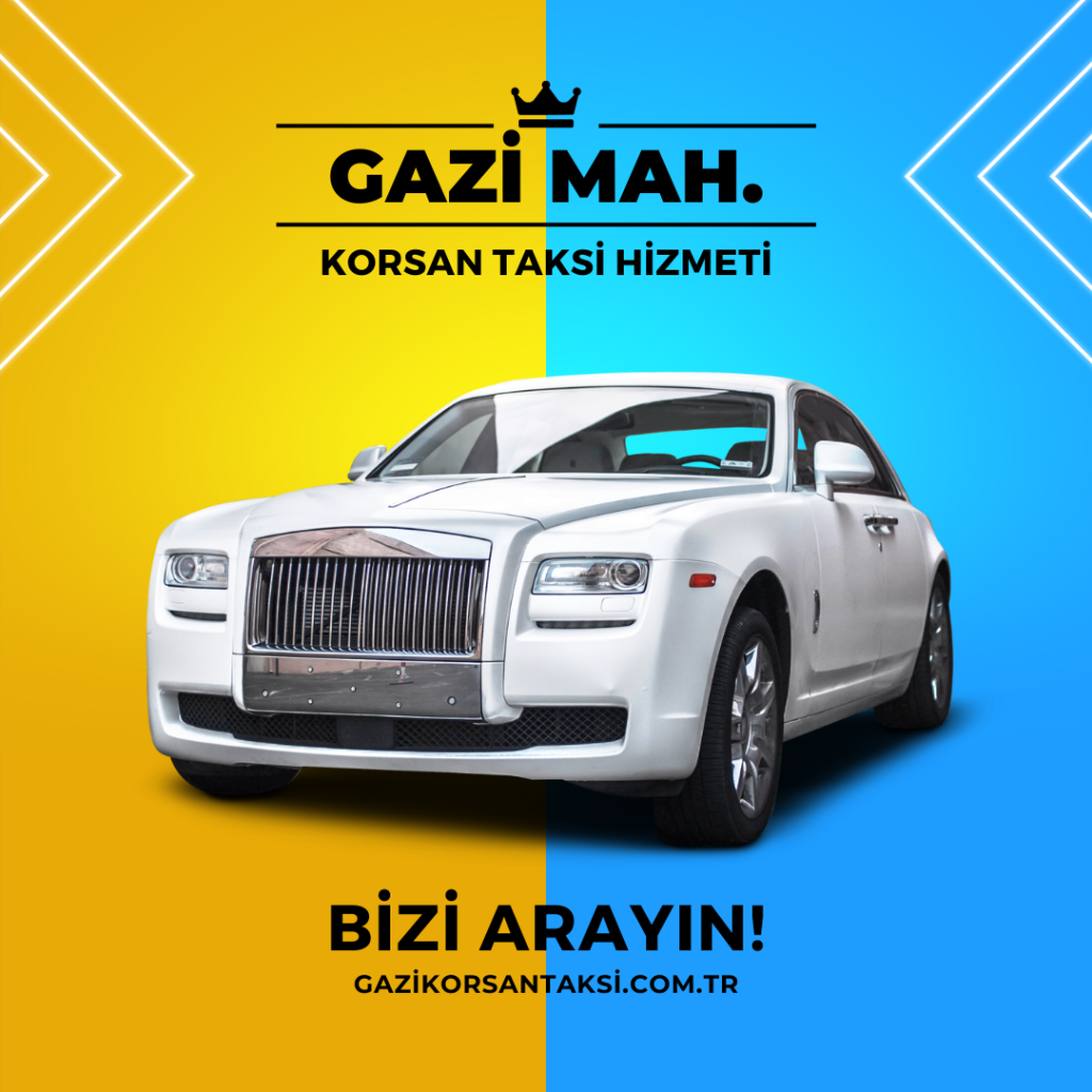 Gazi Mahallesi’nde bekleyen korsan taksi aracı